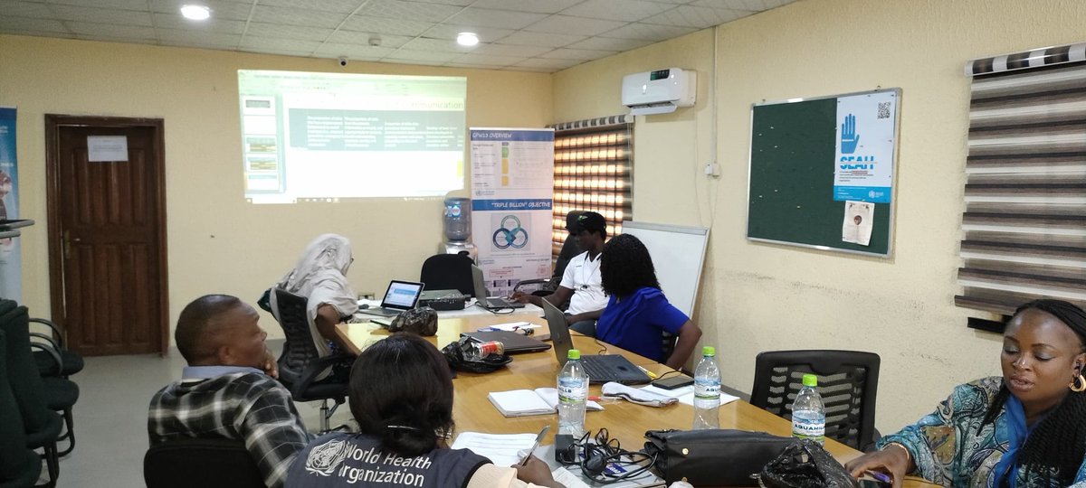 BenuePHEOC's tweet photo. Happening now:
Rapid needs Assessment for Diphtheria outbreak in Benue State at WHO Area Office, Makurdi. https://t.co/Wssbl7wvID