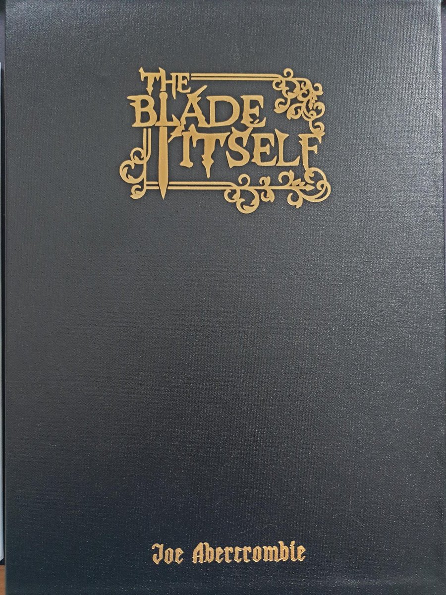 GraStuart's tweet photo. Well look what arrived today...
@LordGrimdark #TheBladeItself https://t.co/xDOxa9jRBL