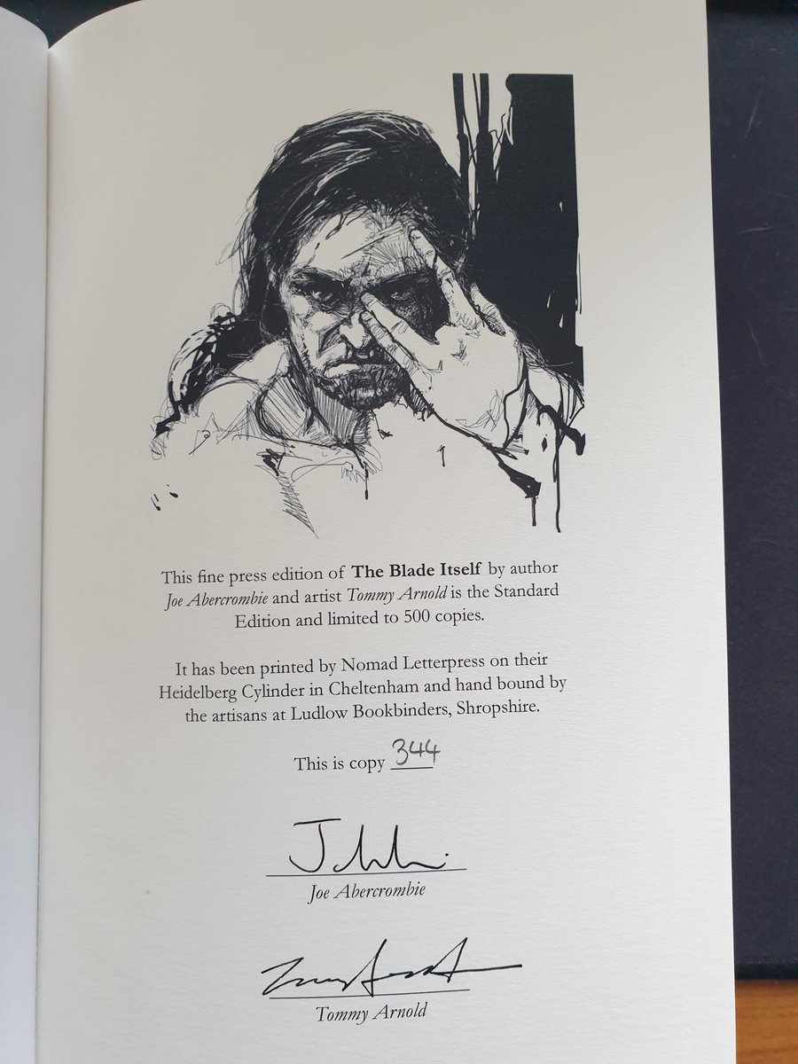 GraStuart's tweet photo. Well look what arrived today...
@LordGrimdark #TheBladeItself https://t.co/xDOxa9jRBL