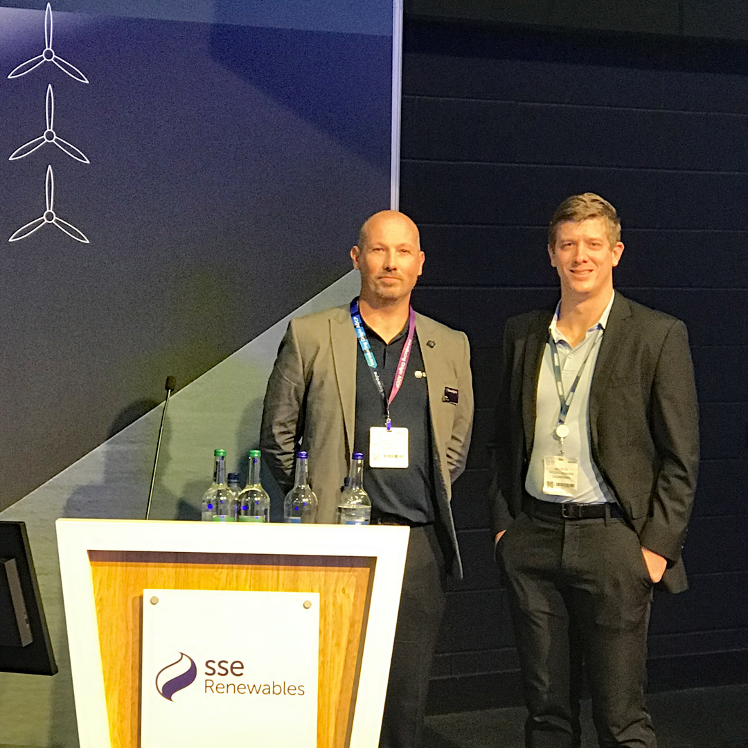 Oceaneering's tweet photo. Thanks to all who saw Oceaneering's Iain Wylie and Sonardyne's Mike Ellis at Floating Offshore Wind 2023. Keep the conversation going. Learn how advanced monitoring will optimize resident autonomous platform inspection. https://t.co/bL6IAYrf7Z

#futuretechnology #floatingwind23 https://t.co/ZXmYB0a3Ez