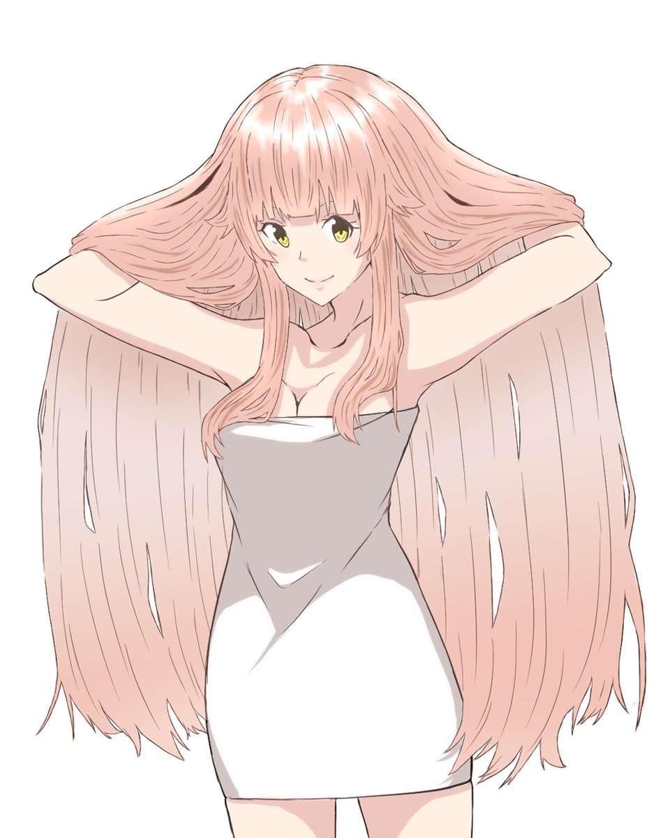 由良(艦これ) 「入浴前髪かきあげ由良 」|ベルクート@艦これ絵描きのイラスト
