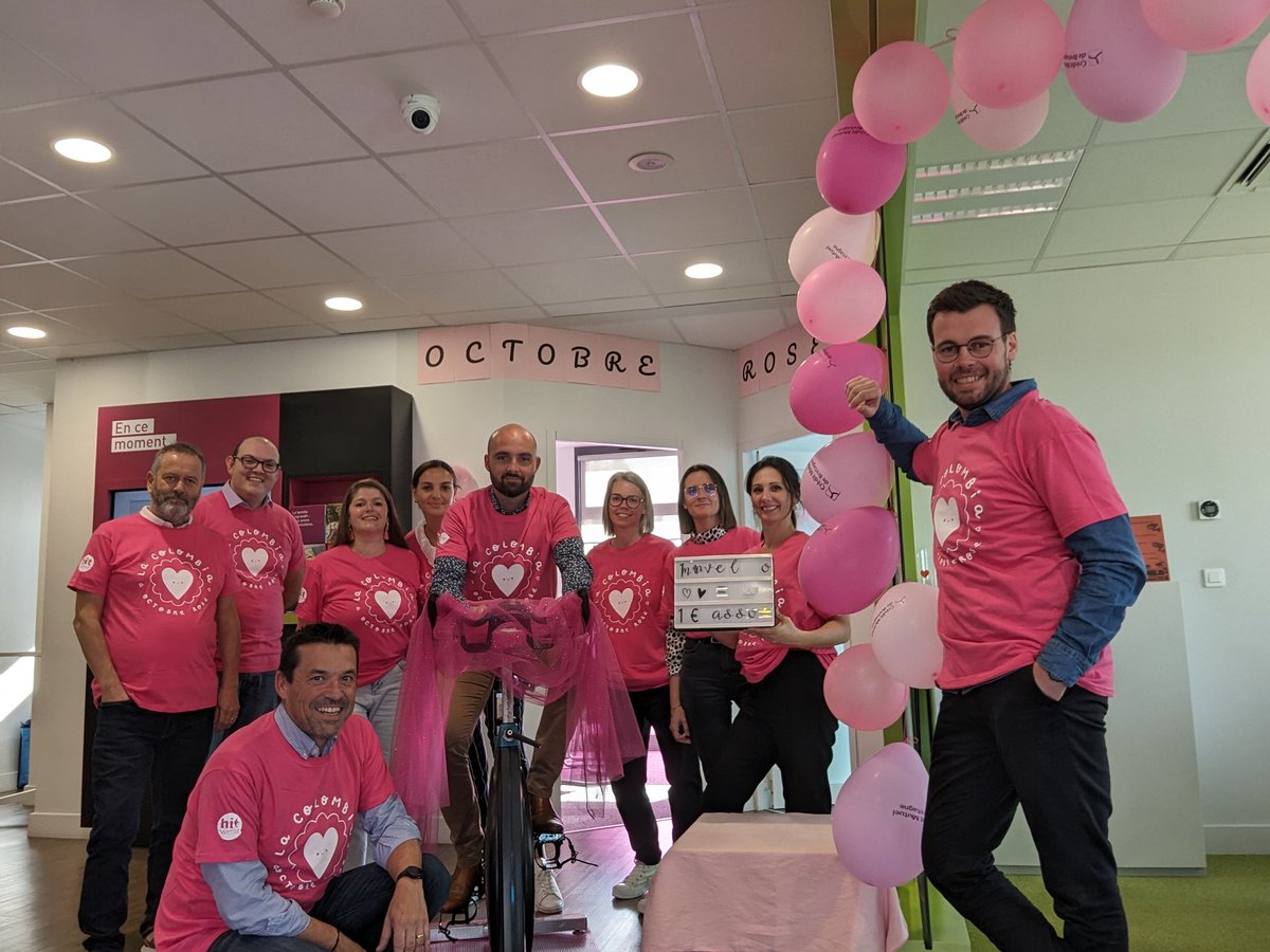 PA Tramhel (@patramhel) on Twitter photo La Caisse de Val Sud Vilaine compte sur vous pour faire grimper la cagnotte au profit de la Ligue contre le Cancer
1min de vélo = 1€ <a href="/CMBretagne/">CMBretagne</a> <a href="/CMB_DD35/">Crédit_Mutuel_DD35</a> <a href="/yannickpre/">Yannick Préauchat</a> <a href="/Quemeneur17/">Quemeneur Is🅰️belle</a>
#OctobreRose La Caisse de Val Sud Vilaine compte sur vous pour faire grimper la cagnotte au profit de la Ligue contre le Cancer
1min de vélo = 1€ <a href="/CMBretagne/">CMBretagne</a> <a href="/CMB_DD35/">Crédit_Mutuel_DD35</a> <a href="/yannickpre/">Yannick Préauchat</a> <a href="/Quemeneur17/">Quemeneur Is🅰️belle</a>
#OctobreRose