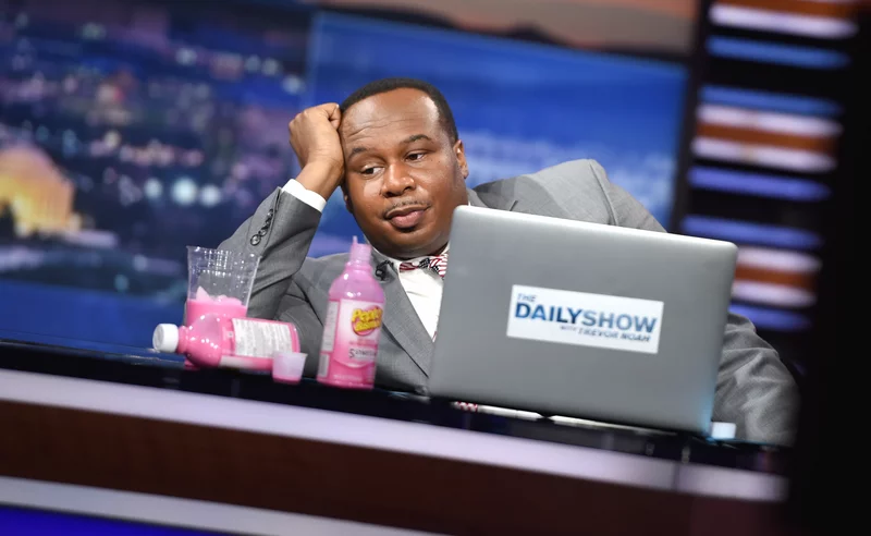 auditioning to replace roy wood jr on the daily show twitch.tv/gooffkings