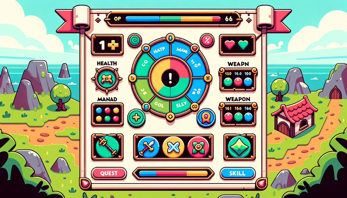 Perhaps one of the most useful ways to use #DALLE3 I’ve discovered so far is concept art for Logos and UI. Obviously this isn’t usable, but I could see myself passing this along to an artist as a reference!

#ROBLOX