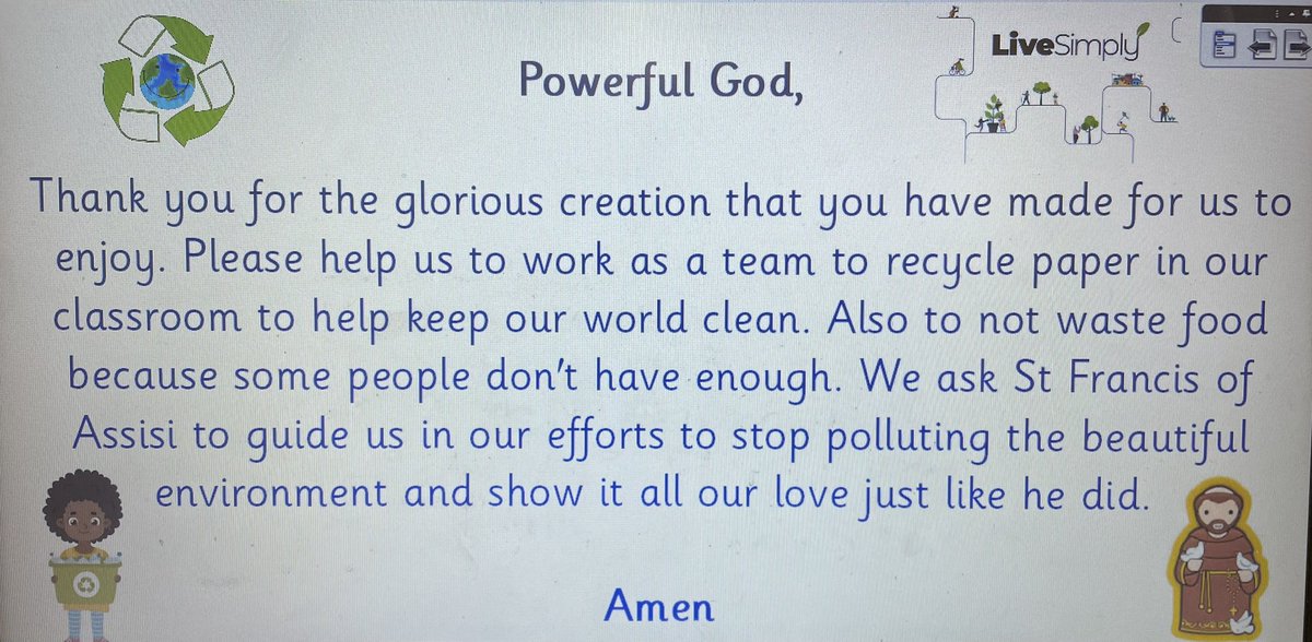 Year 3 have worked together to write a beautiful prayer for our school newsletter this week. Well done on writing such a thoughtful prayer full of love and care for our beautiful world.🌍🤍 #catholiclifehfb10 #livesimplyhfb10 @SiobhanFarnell 🩵💚🤍