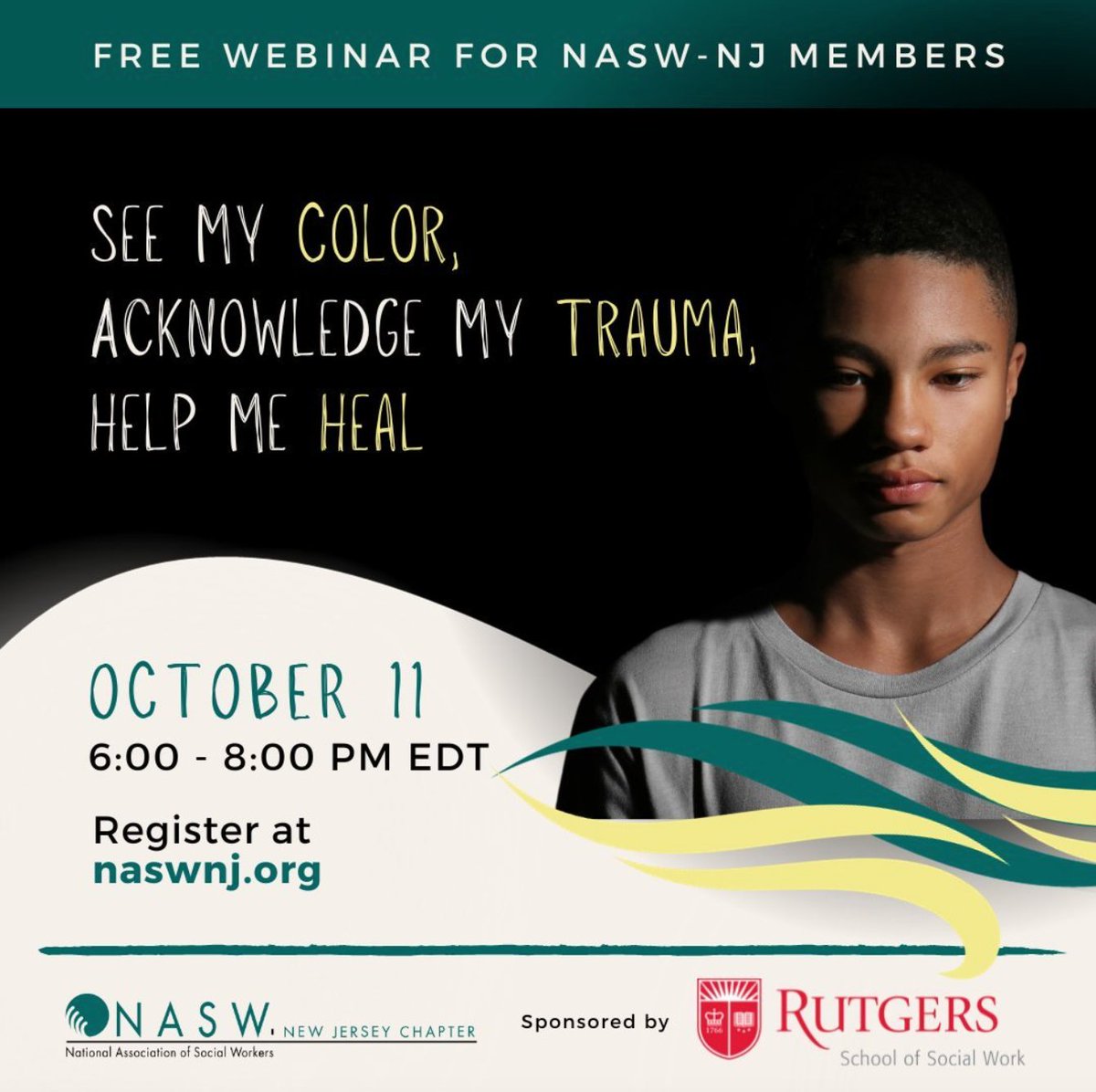 Uncover the essential conversation about race, trauma, and healing at our upcoming event: 'See My Color, Acknowledge My Trauma, Help Me Heal' with presenter Crystal Bennett, LMSW. Register now at: ow.ly/wMb450PTpsA