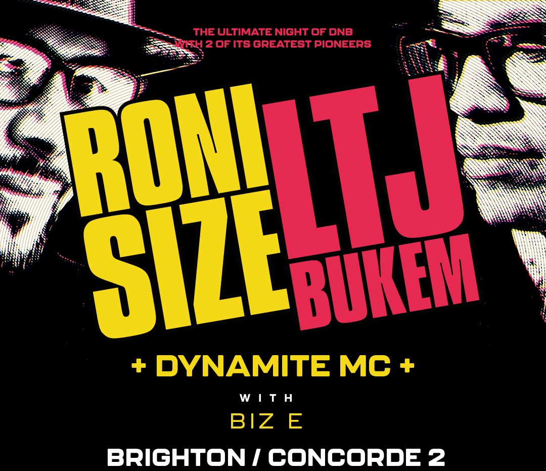 Final ticket release for the double headline show of @ronisizebristol and @therealLTJbukem have now gone on-sale. Grab them before they sell out! Tickets available from concorde2.co.uk