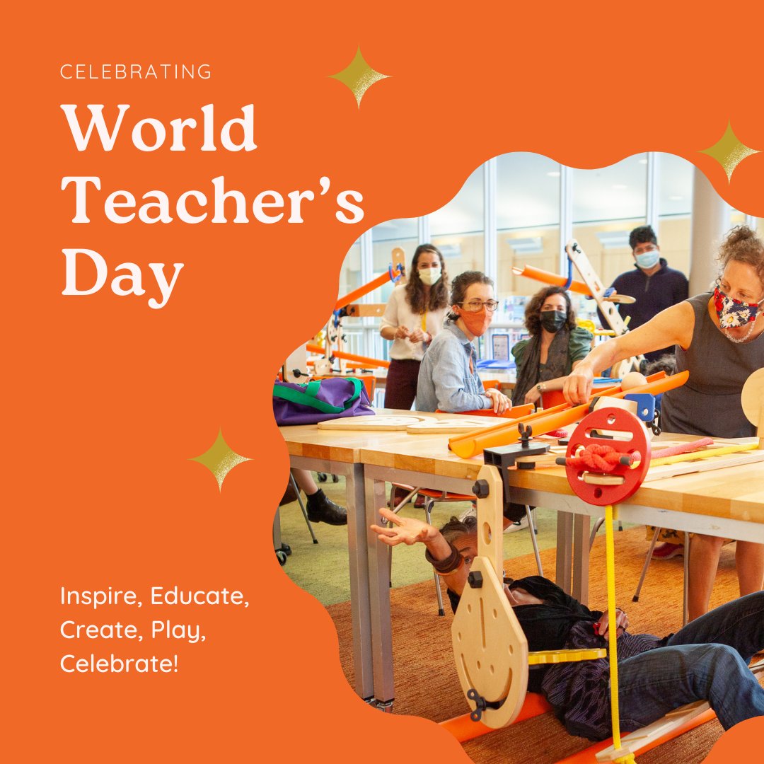 🍎🖊️📚 Happy #WorldTeachersDay! 📚🖊️🍎 At Rigamajig, we celebrate the magic of #LearningThroughPlay. Today, we salute all educators for igniting curiosity and nurturing creativity. Thank you for being the superheroes for our young learners! ✨🎨🧩 #EdChat rigamajig.com