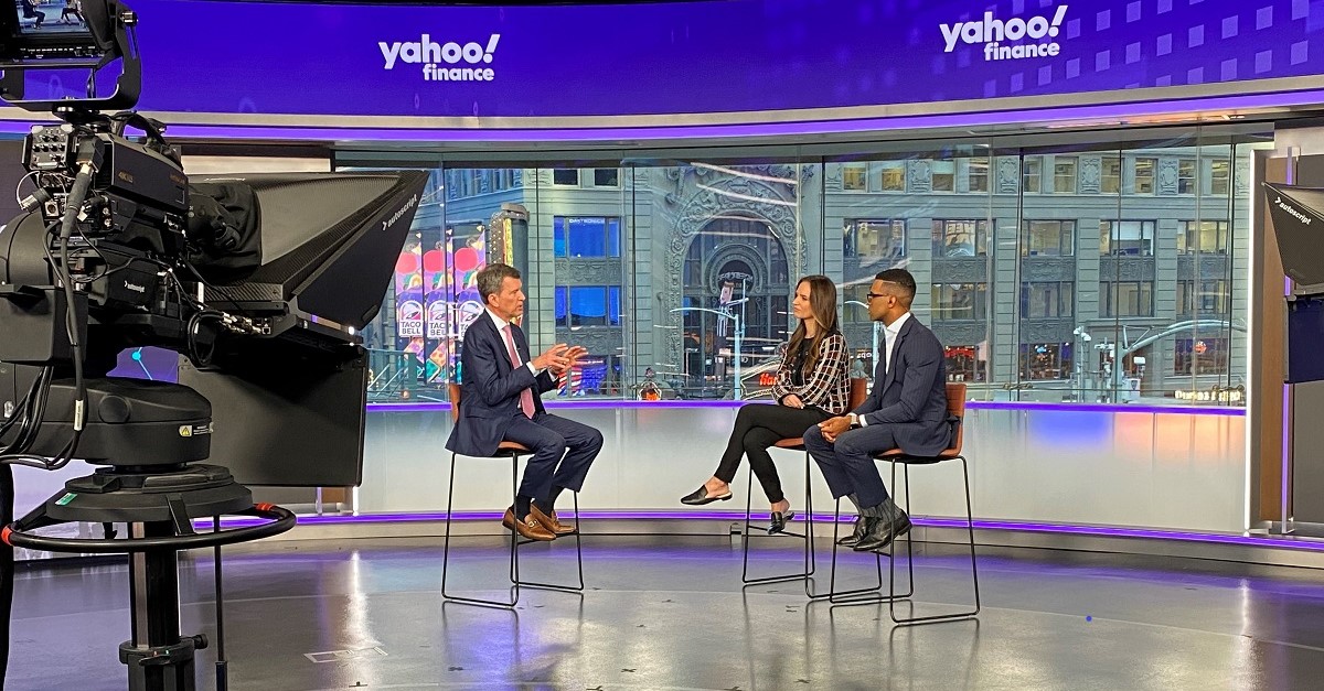 It was a pleasure to sit down with @SeanaNSmith and @thebradsmith of @YahooFinance to discuss the findings of the 2023 U.S. CEO Outlook and how CEOs are charting a path for growth amidst complex challenges and disruptive risks. #CEOoutlook