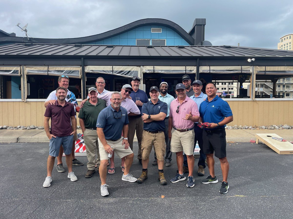 Great day w/ TTA Cornhole Social! Great group of guys and a couple of ringers in this group @genesisturf @PBIGordonTurf