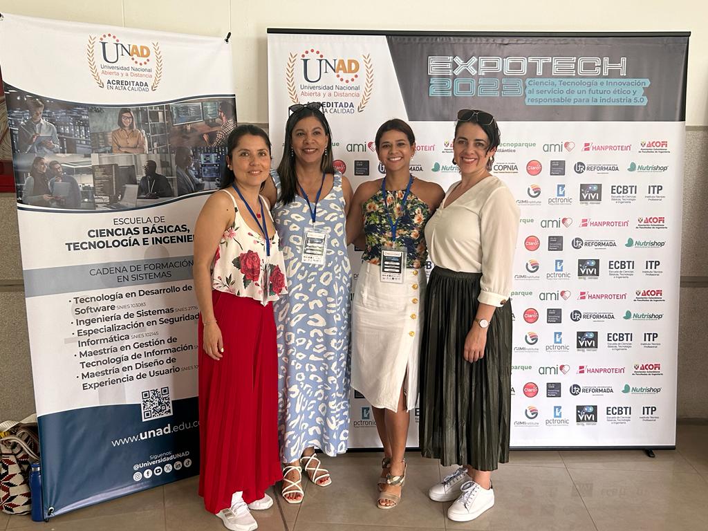 Segundo día de Expotech 2023, ponencias de la cadena de alimentos <a href="/lauramreyes1/">lauramreyes</a> <a href="/AlimentosUNAD/">Alimentos UNAD</a> <a href="/IngClaraS/">Clara Sanchez</a> <a href="/Ruthmarybe/">Ruthmary</a> <a href="/UNADinvestiga/">Investigacion UNAD</a>