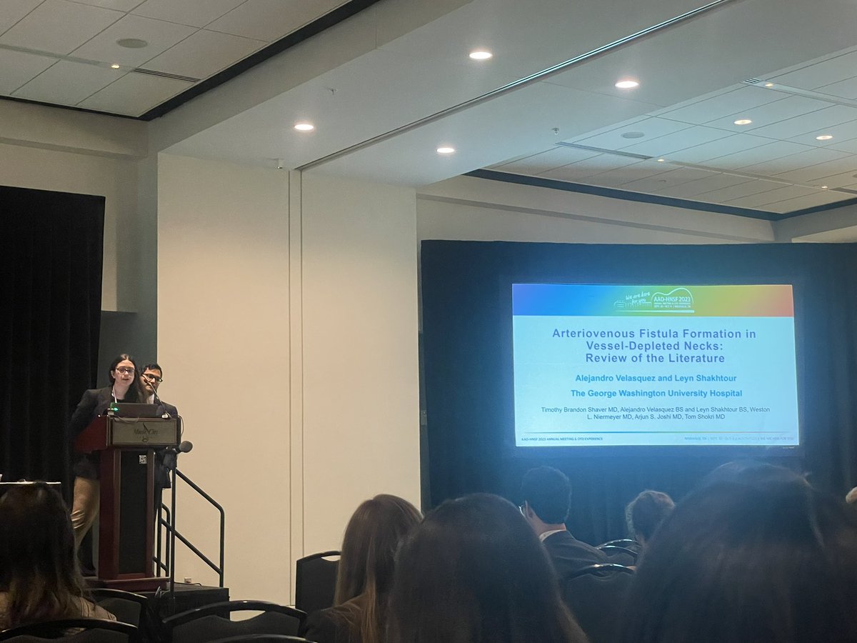 Loved being back in my hometown for #OTOMTG23 Thank you <a href="/AAOHNS/">AmAcadOtolaryngology</a> for the opportunity to learn from and engage with leaders in the field. Grateful for my mentors and the opportunity to present our research