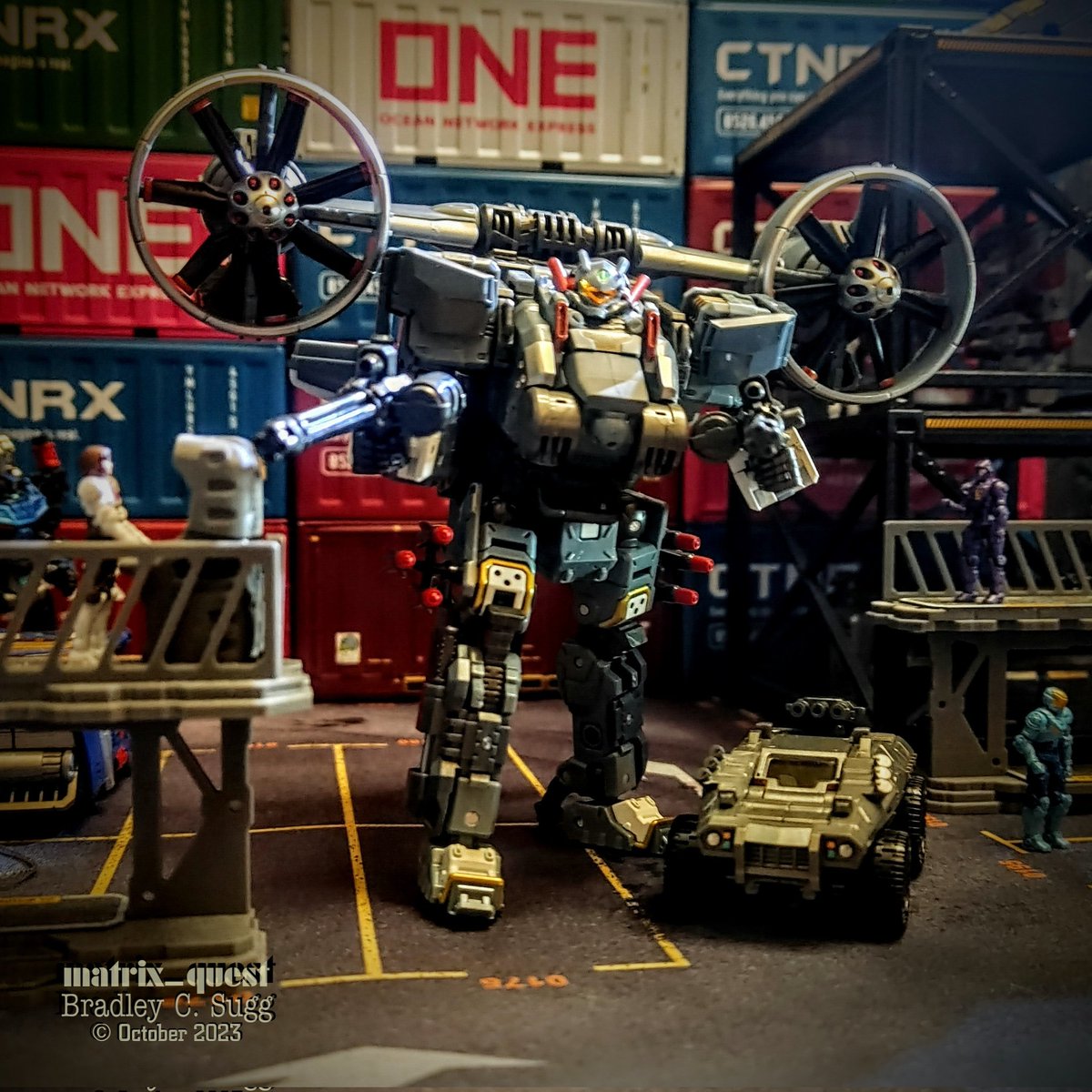 BradleyCSugg's tweet photo. - "Protect our position until we can pull defensive units back!"

Diaclone: Tactical Mover - Garuda Versaulter <Gyrolifter Unit>)...

#Diaclone #ダイアクロン #DiaNaut #ValHound #TacticalMover #GarudaVersaulter #GyrolifterUnit #TakaraTomy #One60ScaleWorld #matrix_quest https://t.co/O4UGwR4Hs9