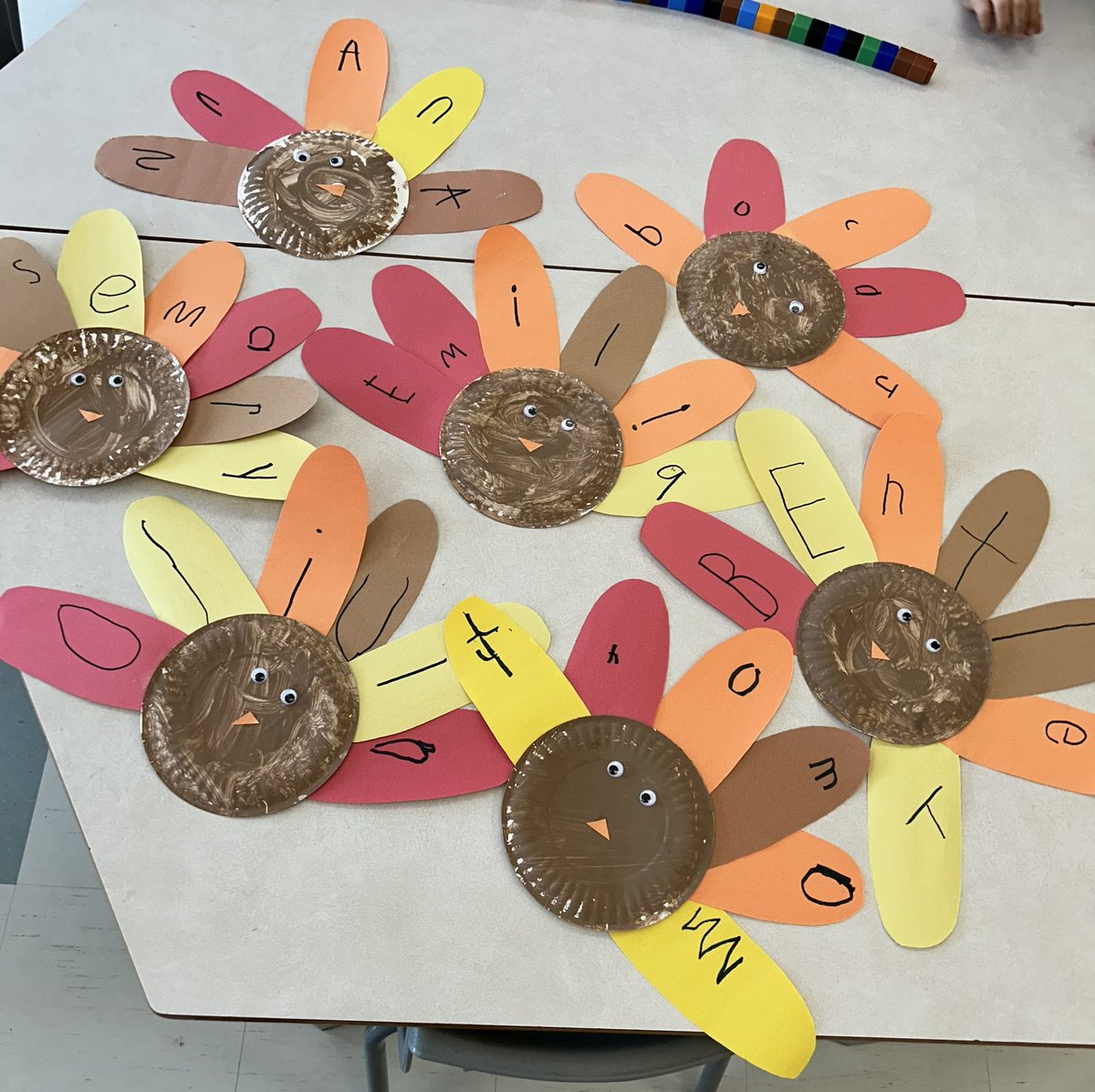 After reading ‘The Thankful Book’, we discussed and shared what we are thankful for, and realized there is so much to be grateful for this Thanksgiving weekend! We also made adorable name turkeys to bring home 🦃🧡
 
#ocsbgratitude
<a href="/StClareOCSB/">St. Clare School</a>