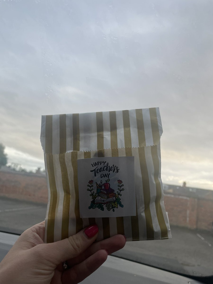 What a thoughtful act ❤️ One of our HR superstars in Y3 brought in Happy Teacher Day gifts in the most beautiful basket adorned with fairy lights. It was greatly appreciated ❤️ <a href="/HaxbyRoad/">Haxby Road Academy</a>