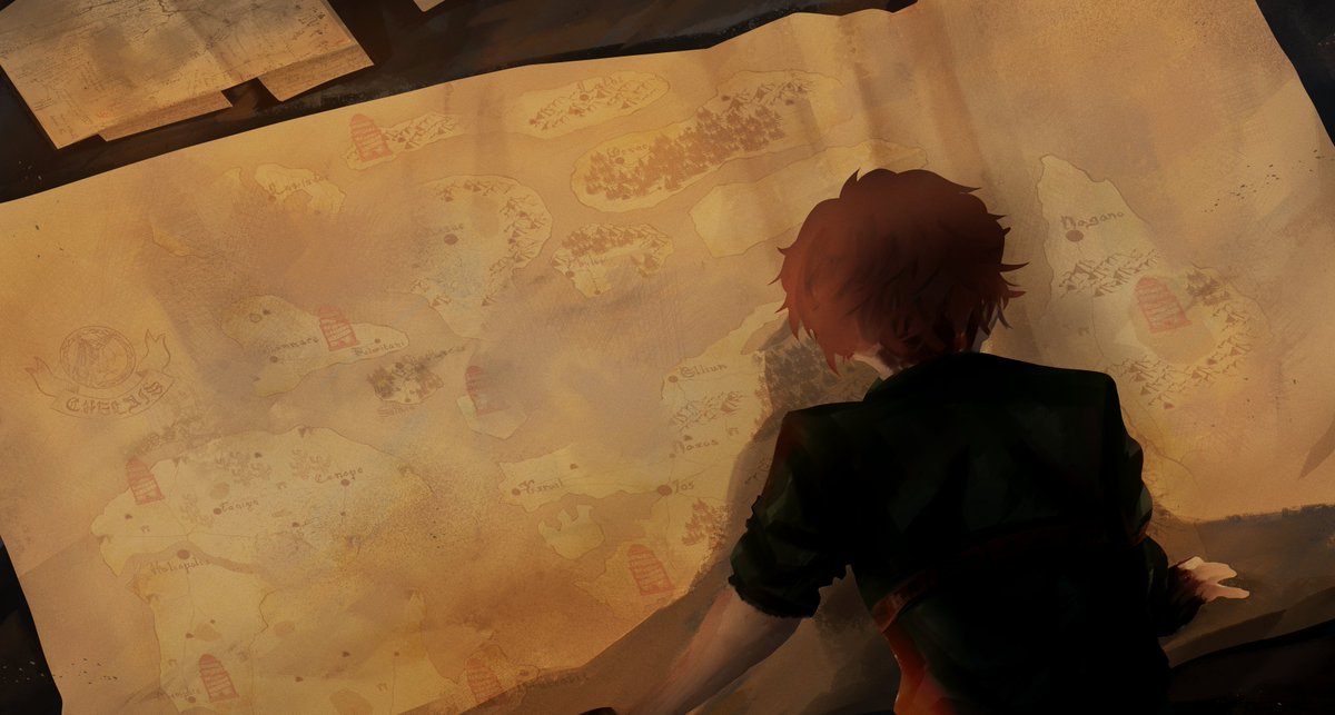 5 - Map

I'd already drawn this card a while ago, is that a problem? 👀

#inktober2023 #inktober2023day5