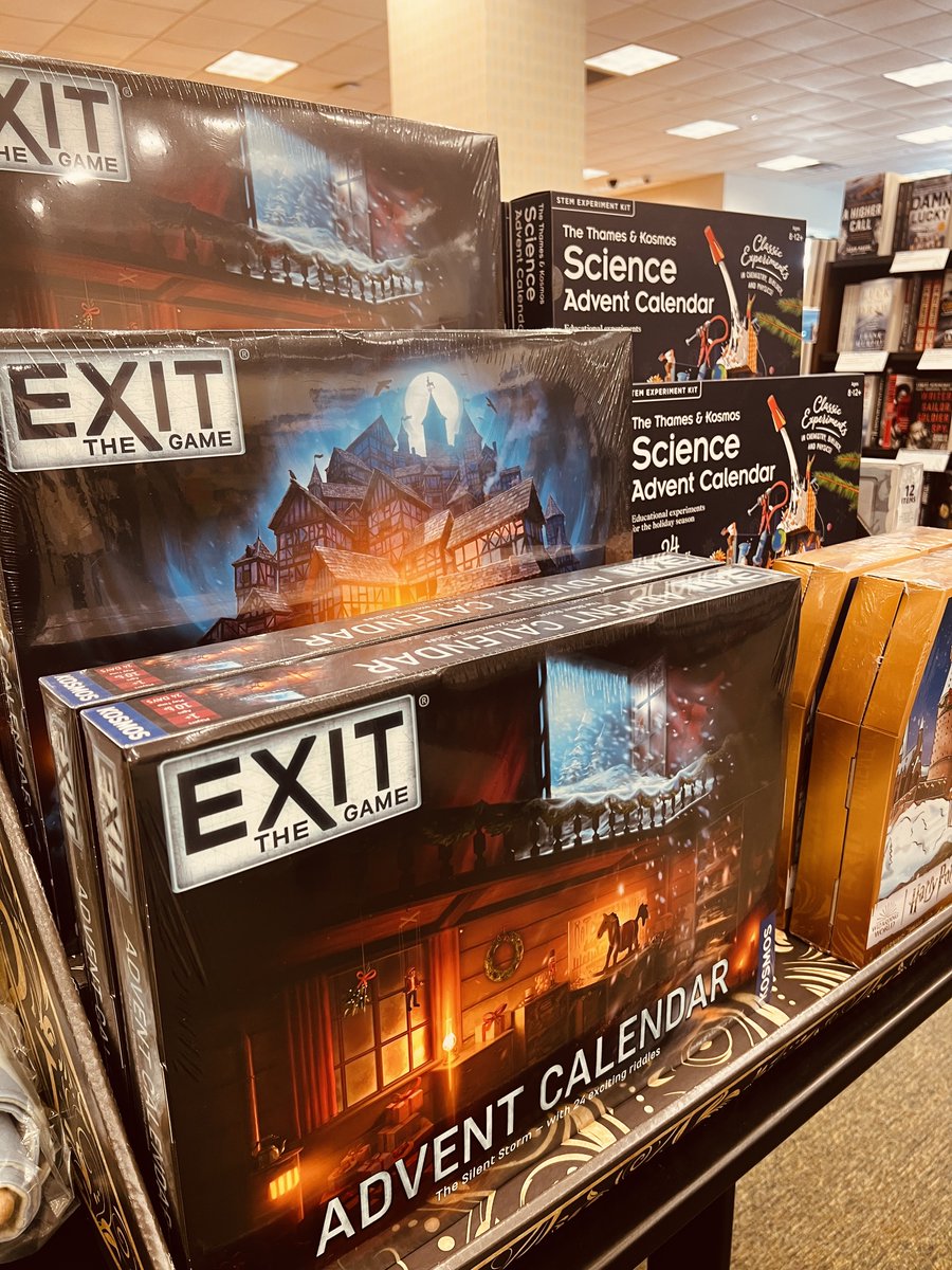 You definitely wanted science experiments and escape rooms to get you through December.  That's what we heard, right?  Get 'em today before they're gone.