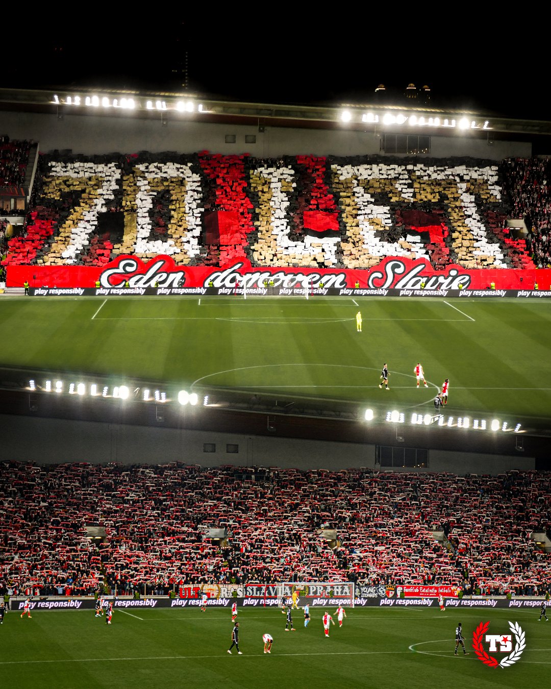 Tribuna Sever - Slavia Praha vs Sparta Praha 15.5.2022