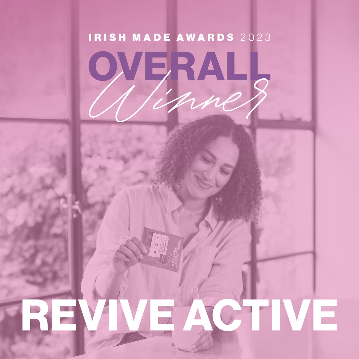 Another round of congratulations are in order for @reviveactive which has just scooped the Overall Winner Award at the Irish Made Awards 2023!

#irishmadeawards2023 #reviveactive #overallwinner