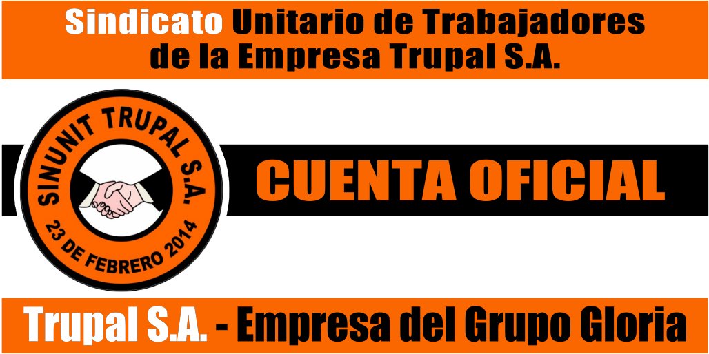 Sindicato - SINUNIT TRUPAL S.A. tweet media