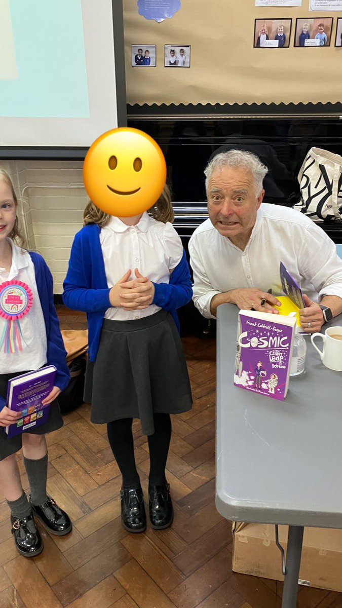 What a great day years 3-6 have had with @frankcottrell_b . Thanks Frank for entertaining everyone so well! A big thank you to @LinghamsBooks for organising this event for us. Can’t wait to hear some book reviews from our bookworms 📚