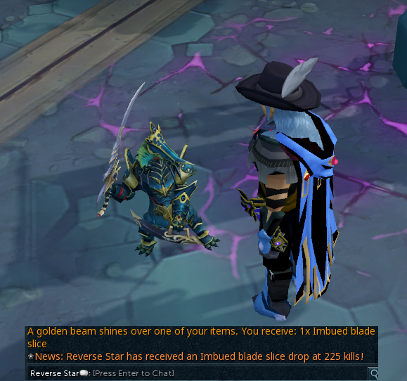 ReverseStar_'s tweet photo. I guess actually trying to be active on a game pays off with my first ever boss pet on my main https://t.co/3mQxLouczh