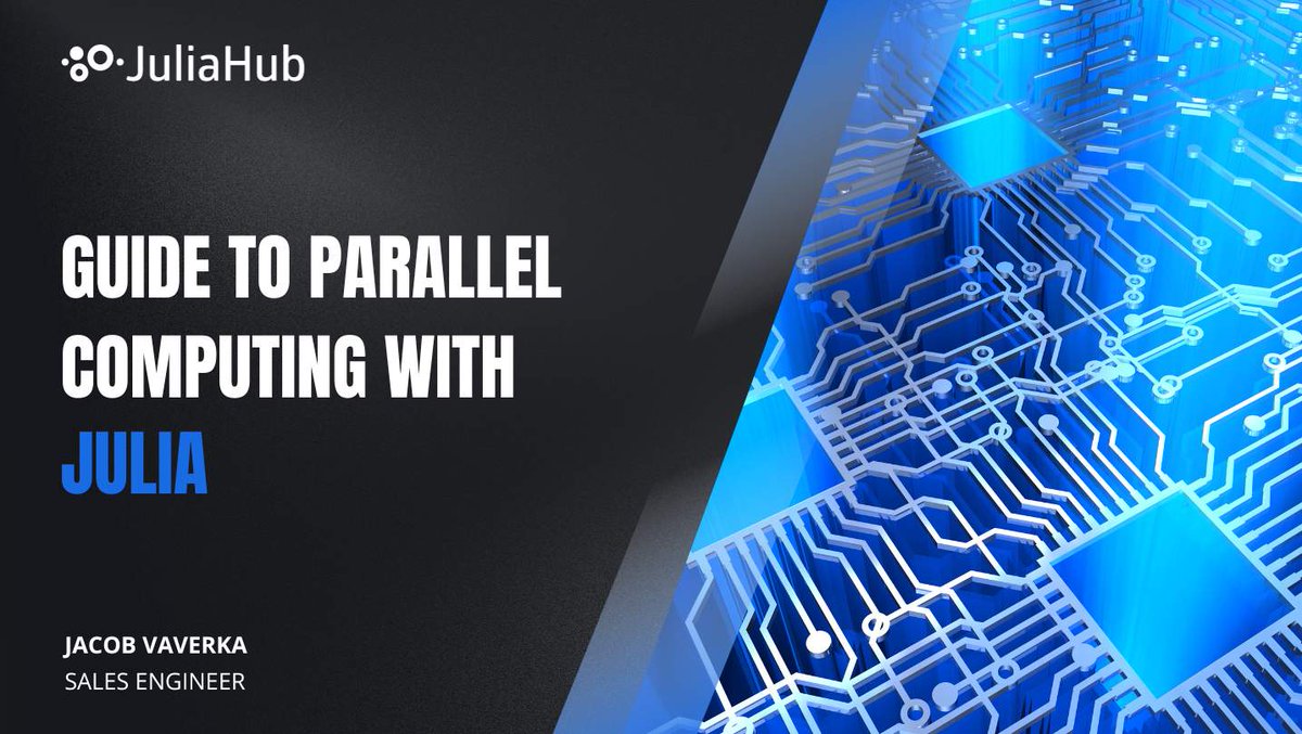 Guide to Parallel Computing with Julia: Learn about concurrency, #multithreading macros, and more. Watch the video here juliahub.com/company/resour… #JuliaLang #ParallelComputing