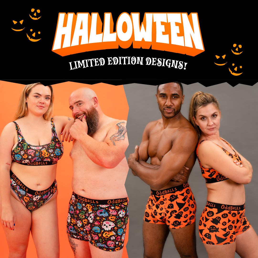 OddBalls on X: Our Halloween underwear is selling scarily fast