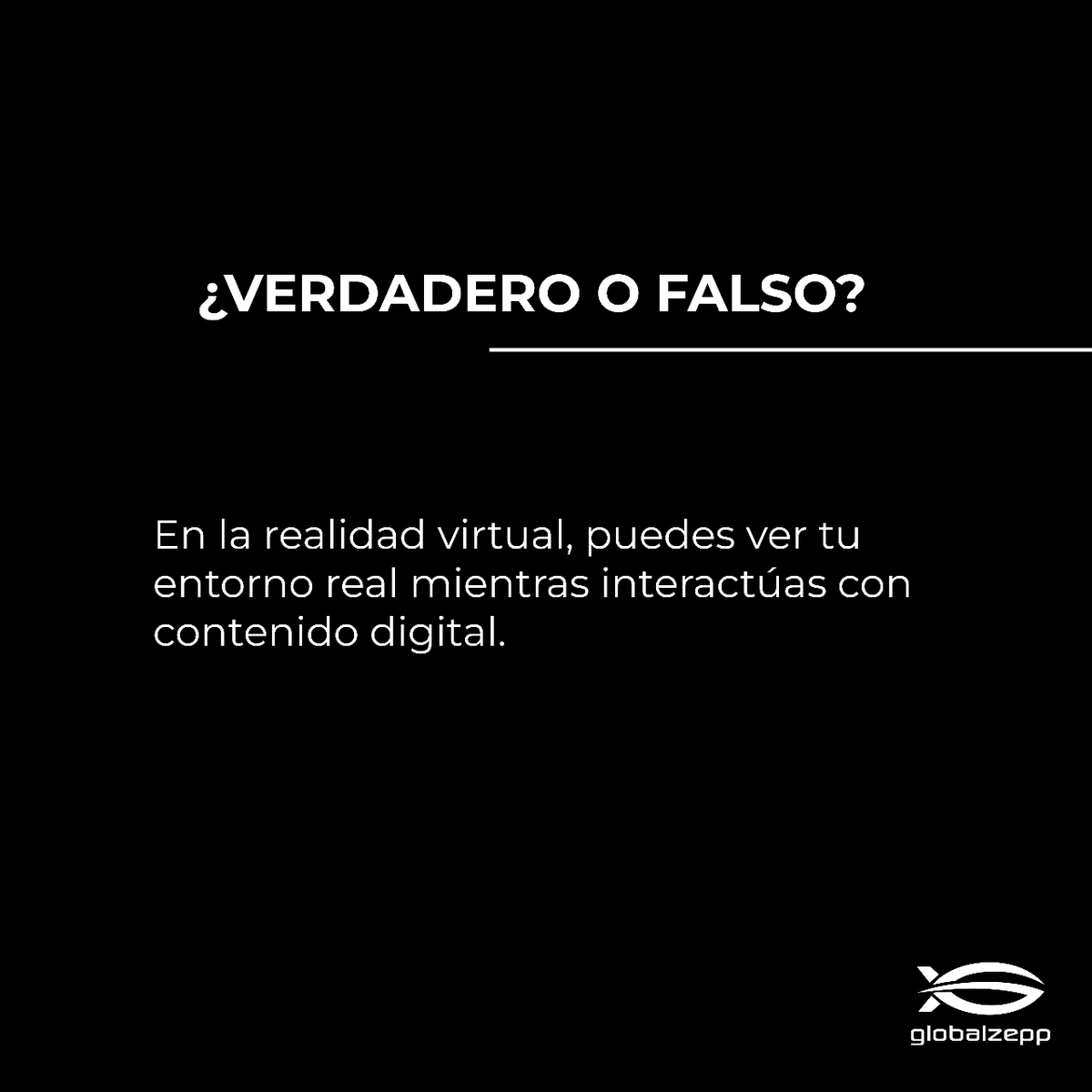 Globalzepp's tweet photo. ¡Pon a prueba tus conocimientos sobre Realidad Virtual!

 #RealidadVirtual #RV #TecnologíaDigital #GLOBALZEPP https://t.co/SRSams4hKK