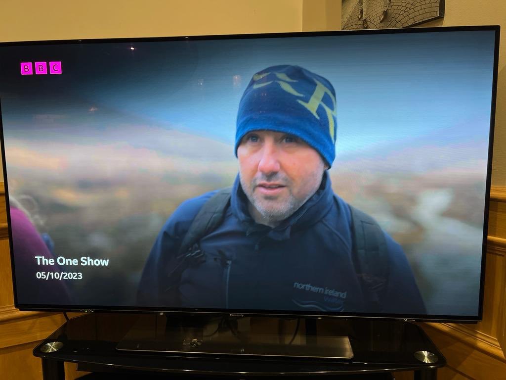 The Mourne Wall featuring Brad Pitt on the One Show this evening catch it again on the BBC iplayer @niwnews @Geda_Const @Mournelive