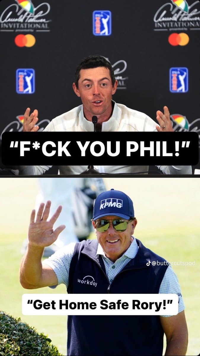 Rory says "Fuck Phil" and <a href="/JustinThomas34/">Justin Thomas</a> is silent, Rory attacks and  gets vulgar with lowly USA caddies and JT says nothing, but Shipnuck says someone on the <a href="/RyderCupUSA/">Ryder Cup USA</a> team says "Fuck Rory " and JT comes to the rescue 🤣🤣🤣

<a href="/AlanShipnuck/">Alan Shipnuck</a> <a href="/golfchannel/">Golf Channel</a>