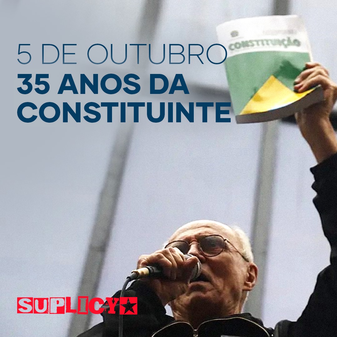 esuplicy's tweet photo. Hoje é dia de celebrar a #constituinte de 1988, a Constituição Cidadã. Há 35 anos, a Carta representou uma contribuição extraordinária à democratização do país, à correção de injustiças seculares e à efetivação dos direitos humanos. + https://t.co/fOmkSWvEx2