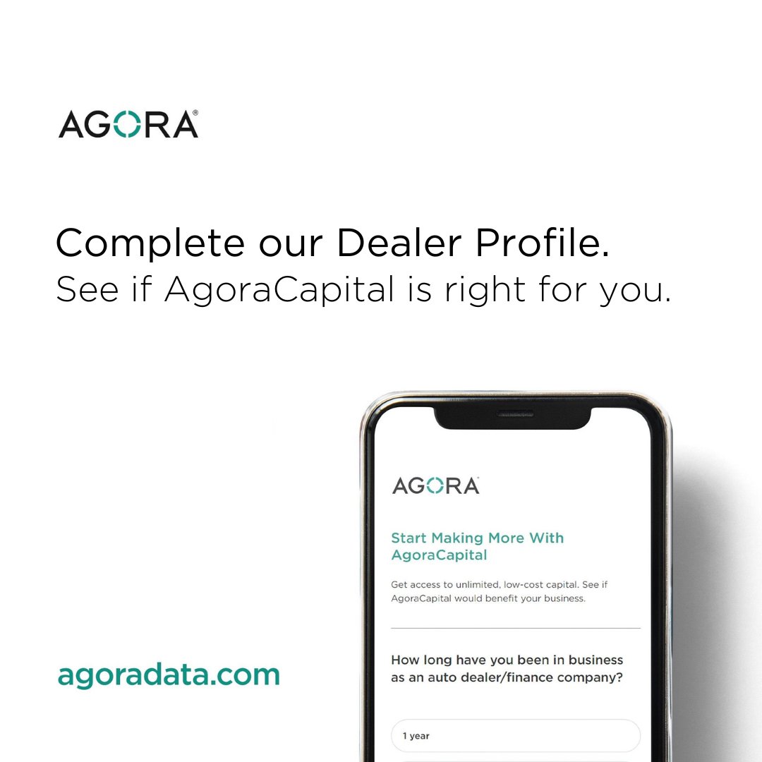 AGORA_Data's tweet image. Start making more with AgoraCapital. Get access to low-cost capital. See if AgoraCapital would benefit your business.

Use the link below to apply ⤵️

lnkd.in/gCtfxewT

#AgoraData #inhousefinancing #autodealers #Dealerships #AutoFinance #fintech #acceleratingsuccess