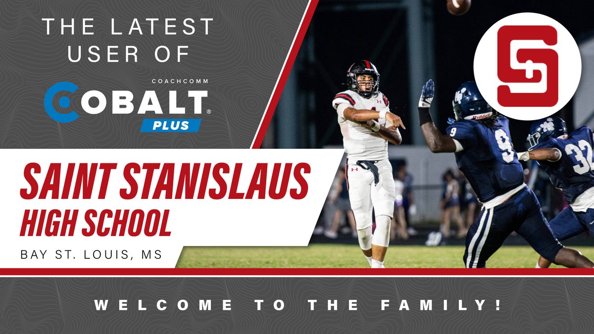 CoachComm's tweet photo. Welcome to our #CobaltPLUS family @SSCFBCoach!
We can't wait to help your team communicate without compromise! #GoRockAChaws
@StanislausRocks @MACoaches @RickESalesSE @gulf_coaches @MSHighSports #CommunicationWithoutCompromise #CoachingHeadsets https://t.co/cIKOneagKr