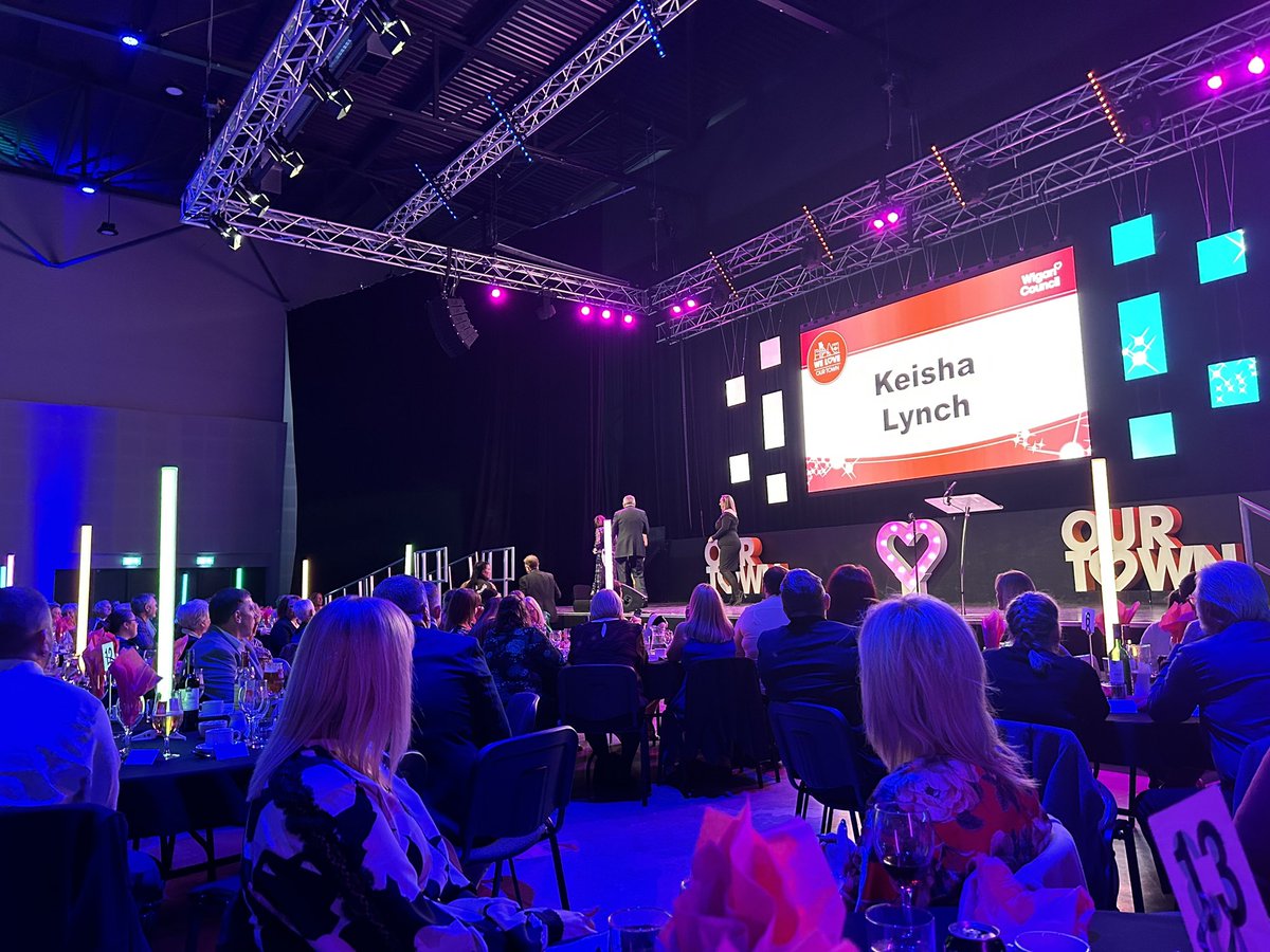 Wigan Borough has the most incredible, kind-hearted people who put so much back into their local communities. It’s a privilege to be a part of the 'Our Town Awards' tonight recognising those volunteers, community heroes &amp; businesses that make our borough so special #OurTownAwards