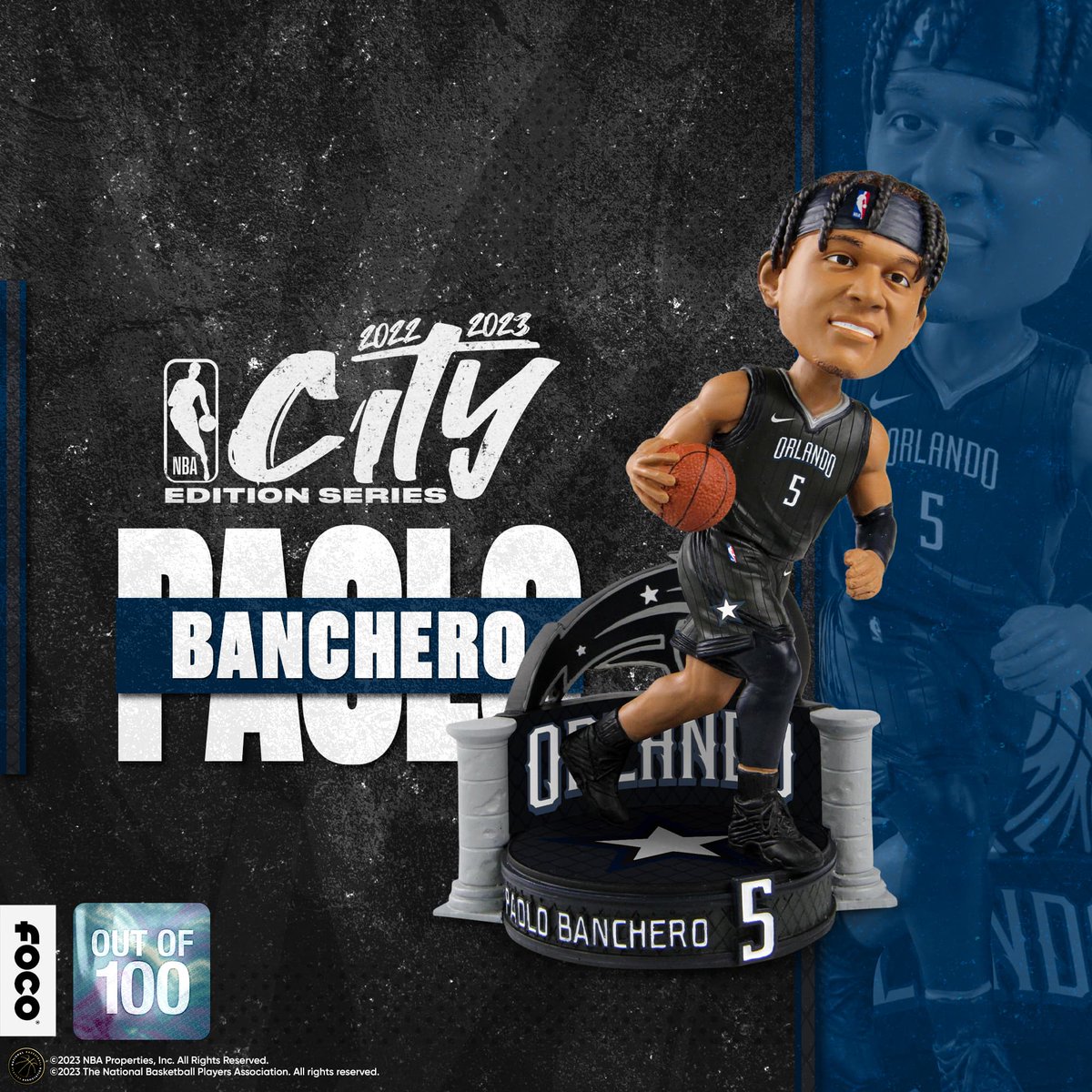 SixthManShow's tweet photo. Hey Magic fans! We're partnering with @FOCOUSA to giveaway a Paolo Banchero Orlando Magic 2023 City Jersey Bobblehead ahead of the upcoming NBA season!

TO ENTER:

1. Like & RT this post
2. FOLLOW @SixthManShow & @focousa
3. Reply with your favorite Orlando Magic GIF
-

Winner will be chosen on Monday! US/CA entries only.