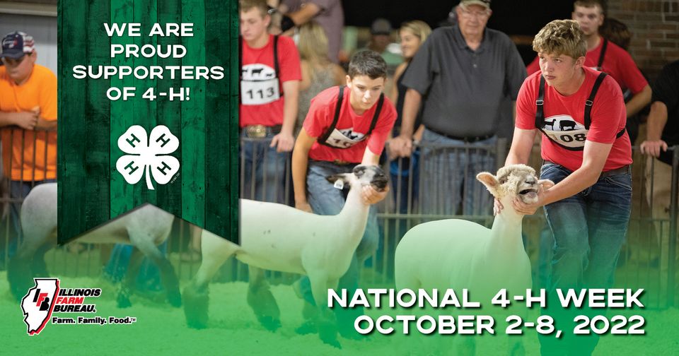 We are proud to support the next generation of leaders in our homes, communities, and world. Happy National 4-H Week! #National4HWeek