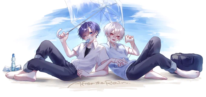 #そらるの絵 #まふあーと  ナツイアツ