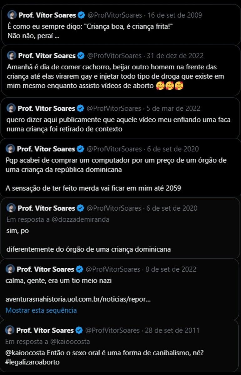 Chopplifter4's tweet photo. @ProfVitorSoares @yoDiogoLemos Ok professor . Essa gente Q não entende uma pessoa com senso de humor né? https://t.co/QLJLUL4eWN