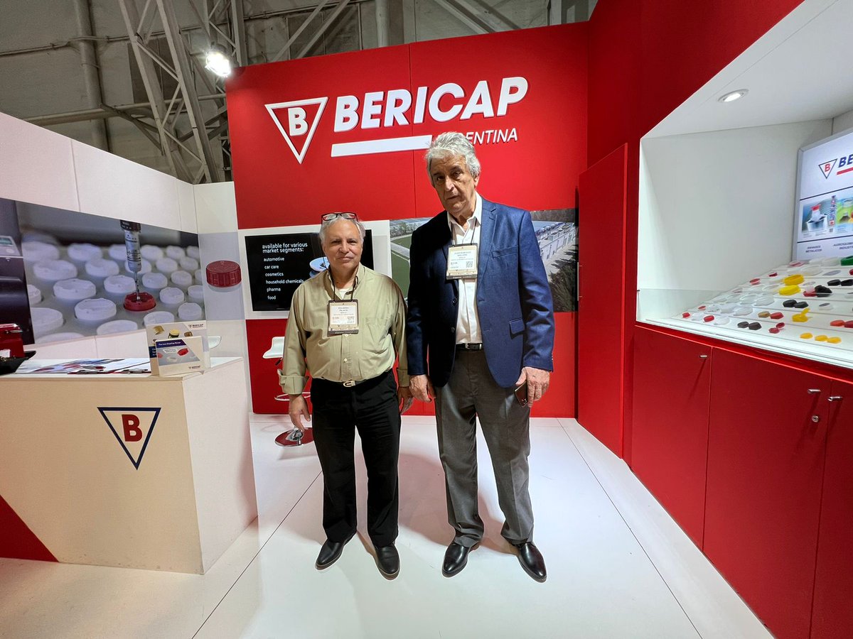 La empresa @BERICAP  esta presente en #Envase2023, que se realiza en simultáneo con #ETIF2023
¡Visite su stand Nº208 , y forme parte de la 18º exposición internacional del envase, embalaje, tecnologías y procesos para toda la industria!