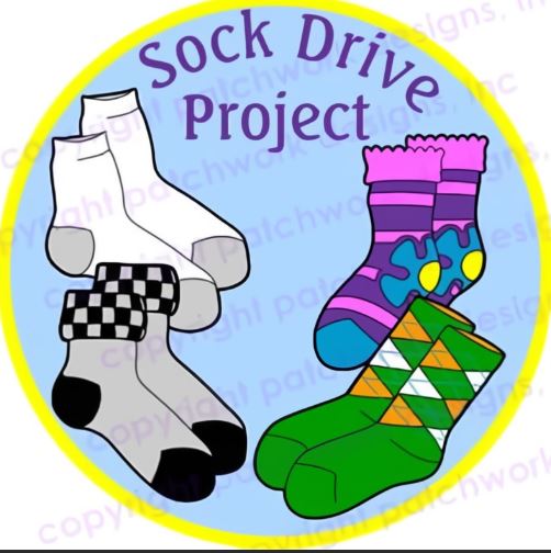 On October 9th BP is collecting socks, donated to the Willis Dady Shelter.   New/gently used socks to help provide warmth to those in need.  Monday, October 9th through Friday, October 13th. Please turn in your socks to your homeroom teacher.
Thanks for supporting our community.