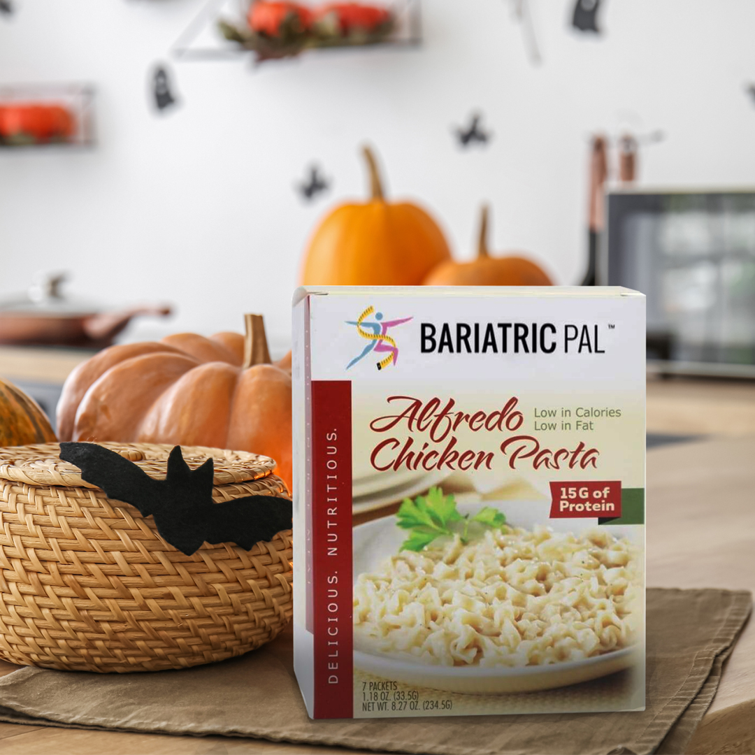 netrition's tweet image. BariatricPal Chicken Alfredo Pasta makes a decadent dish with ONLY 130 calories, 2 grams of fat, and 12 grams of net carbs. The single-serving packets are portable and easy to make in minutes with water.

Stock up on yours today- bit.ly/3PNnlUu