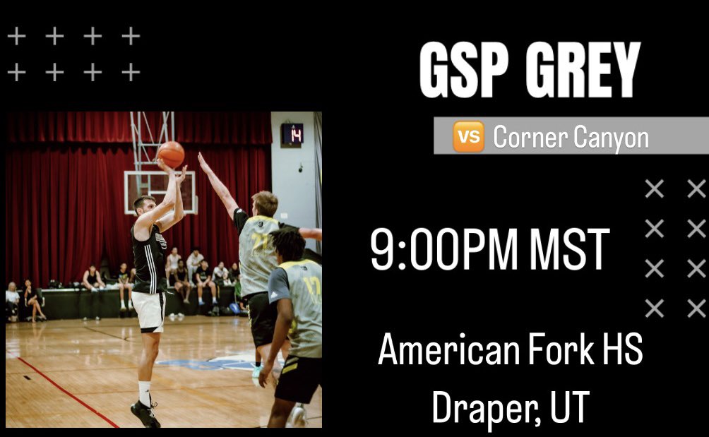 GoldenStatePrepBball (@gsp_bball) on Twitter photo 🚨🚨 Game Day GSP Grey 🚨🚨
<a href="/greatwesterncl/">Great Western Classic</a>
🆚 Corner Canyon
⌚️ 9:00 MST
📍American Fork HS, Utah
💻 ballertv.com/events/great-w… 🚨🚨 Game Day GSP Grey 🚨🚨
<a href="/greatwesterncl/">Great Western Classic</a>
🆚 Corner Canyon
⌚️ 9:00 MST
📍American Fork HS, Utah
💻 ballertv.com/events/great-w…