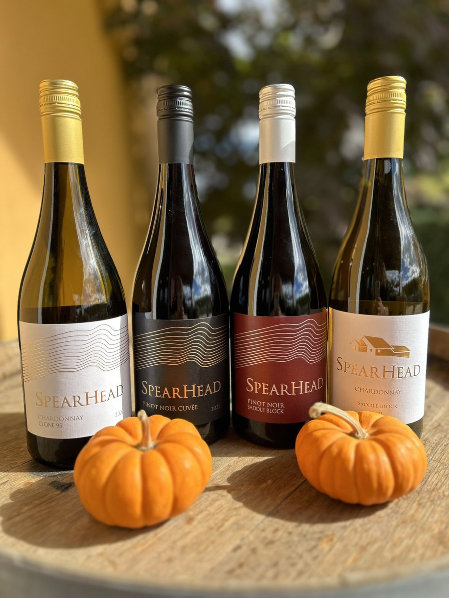 Thanksgiving pairs well with SpearHead! #chardonnay #pinotnoir #pinotgris #riesling
