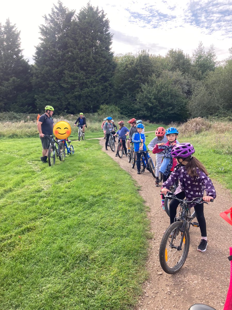 Mountain biking round the reservoir!