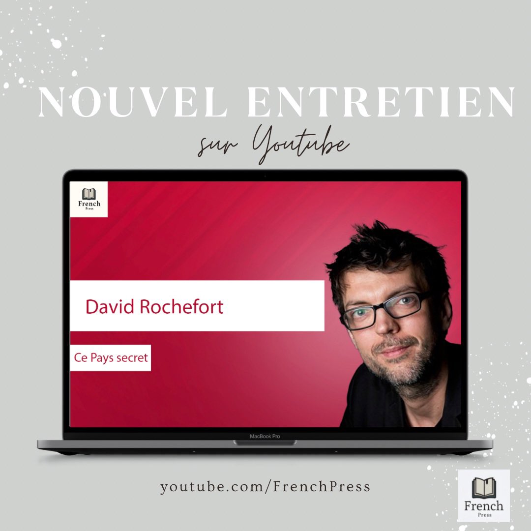 Toute l'équipe French Press est ravie de partager notre première émission de l'automne 2023, un entretien avec <a href="/RochefortDavid1/">David Rochefort</a> Rochefort au sujet de son roman paru aux Éditions <a href="/Gallimard/">Gallimard</a>, Ce Pays secret. À bientôt pour de nouvelles vidéos !