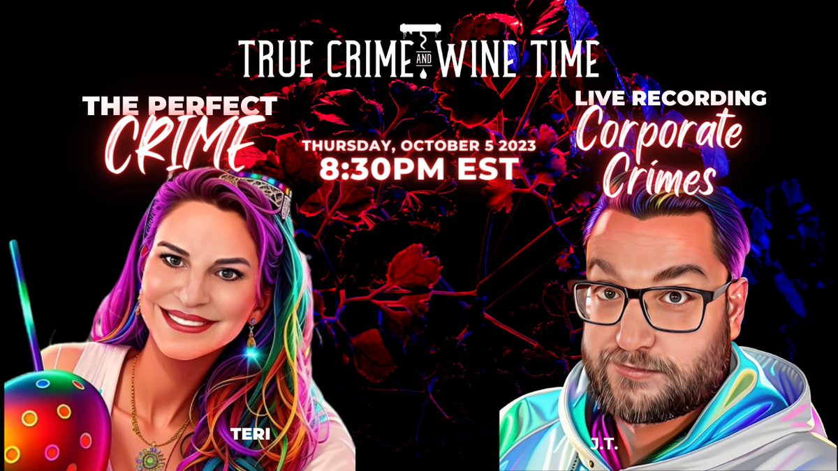 Don't miss out on the live stream of The Perfect Crime and Corporate Crimes Tonight at 8:30 pm EST. Youtube.com/truecrimeandwi… #truecrime #theperfectcrime #corporatecrime