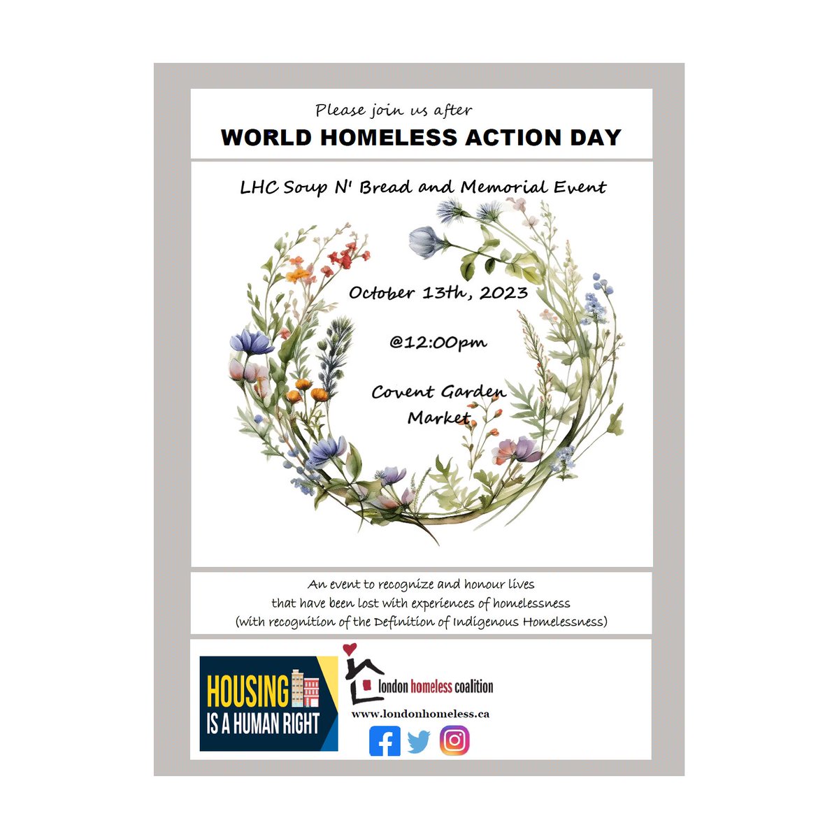 Come together to remember and honour those impacted by homelessness.
Members of our Project Home program will be volunteering. Let's unite for change – join us in making a difference.
#EndHomelessness #CommunityCares