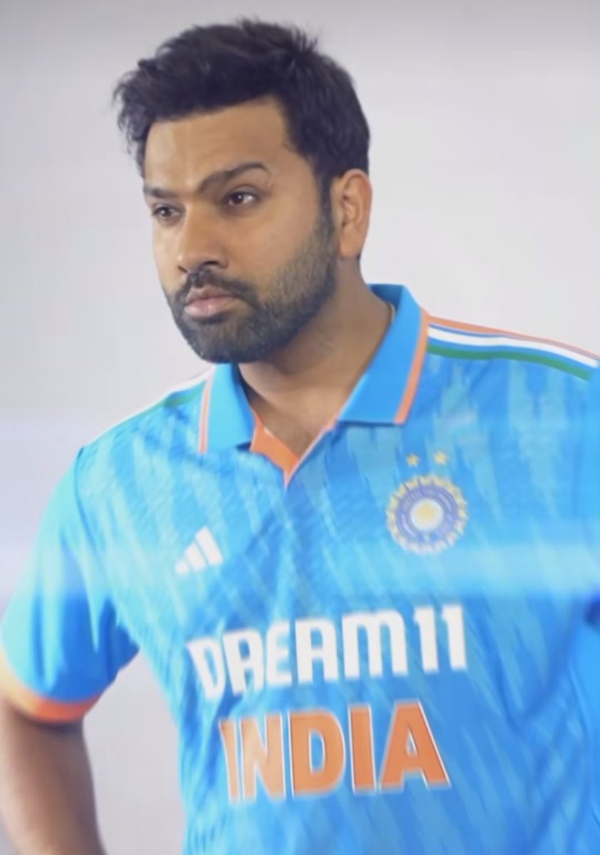 Captain Rohit Sharma in the World Cup jersey. 

- Hitman is ready.
#icccricketworldcup2023
#CWC23 #ENGvNZ #EnglandCricket #ODIWorldCup #RachinRavindra
#Elvisha #Abhisha #IndiaAtAsianGames #Abhiya #RohitSharma #AsianGames2022 #ShikharDhawan #LeoTrailerDay #FabGrabFest #ViratKohli