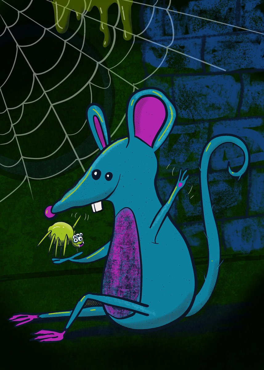 grooveva's tweet photo. Oops I forgot to post day 3 and 4 of #inktober2023 here just more Clyde the Rat living Rat Life https://t.co/SGmYDG7X5y